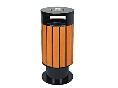 Thùng rác ngoài trời A78-F (thùng rác bằng gỗ)